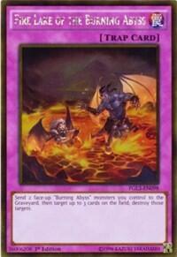 Fire Lake of the Burning Abyss (PGL3-EN098) [Premium Gold: Infinite Gold]