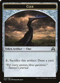 Clue Token (012) (12) [Shadows over Innistrad]