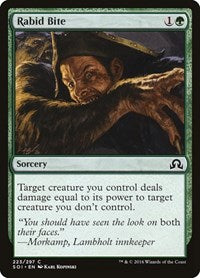Rabid Bite (223) [Shadows over Innistrad]