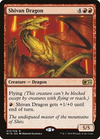 Shivan Dragon (13) [Welcome Deck 2016]