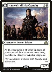 Hanweir Militia Captain (21) [Prerelease Cards]