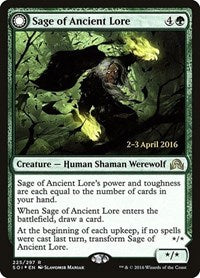 Sage of Ancient Lore (225) [Prerelease Cards]