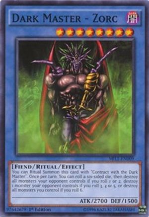 Dark Master - Zorc (MIL1-EN009) - Millennium Pack 1st Edition