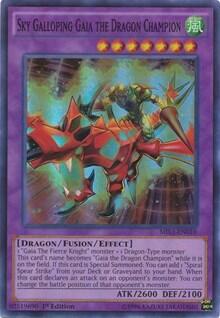 Sky Galloping Gaia the Dragon Champion (MIL1-EN010) [Millennium Pack]