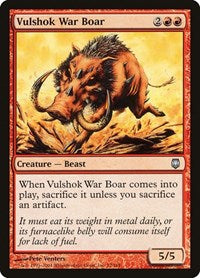 Vulshok War Boar (72) [Darksteel]