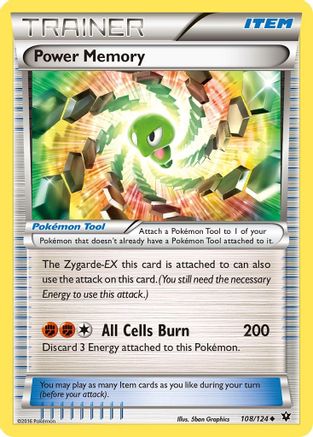 Power Memory 108  XY  Fates Collide - Uncommon