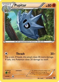 Pupitar (42/124) [XY - Fates Collide]