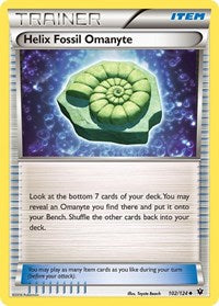 Helix Fossil Omanyte (102/124) [XY - Fates Collide]