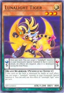 Lunalight Tiger (SHVI-EN013) [Shining Victories]