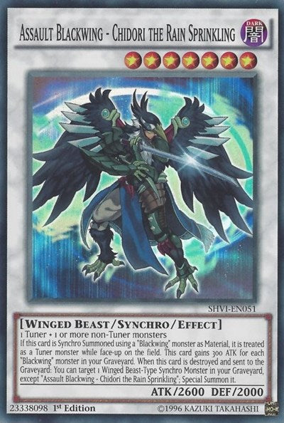 Assault Blackwing - Chidori the Rain Sprinkling (SHVI-EN051) [Shining Victories]