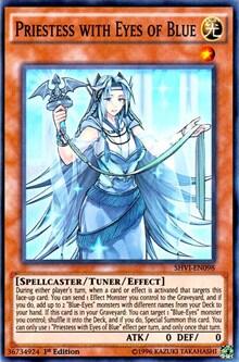 Priestess with Eyes of Blue (SHVI-EN098) [Shining Victories]