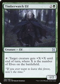 Timberwatch Elf (190) [Eternal Masters]