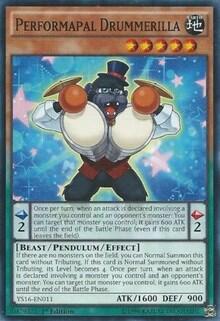 Performapal Drummerilla (YS16-EN011) [Starter Deck: Yuya]