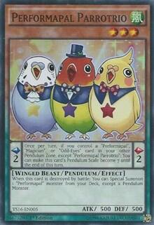 Performapal Parrotrio (YS16-EN005) [Starter Deck: Yuya]