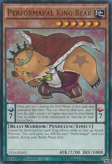 Performapal King Bear (YS16-EN002) [Starter Deck: Yuya]