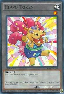 Token: Hippo (Yellow) (YS16-ENT02) [Starter Deck: Yuya]