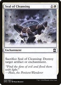 Seal of Cleansing (26) [Eternal Masters]