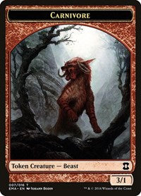 Carnivore Token (7) [Eternal Masters]