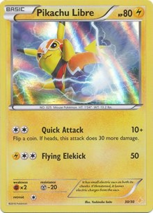 Pikachu Libre (30 - Holo) (30/30) [XY Trainer Kit: Pikachu Libre & Suicune]
