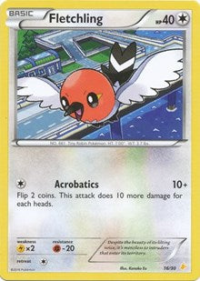 Fletchling (16/30) [XY Trainer Kit: Pikachu Libre & Suicune]