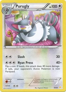 Purugly (19) (19/30) [XY Trainer Kit: Pikachu Libre & Suicune]