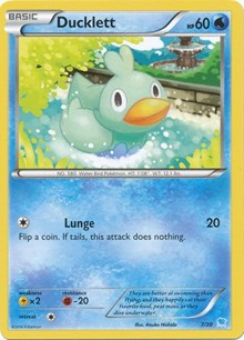 Ducklett (7) (7/30) [XY Trainer Kit: Pikachu Libre & Suicune]