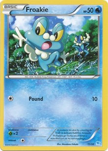 Froakie (11) (11/30) [XY Trainer Kit: Pikachu Libre & Suicune]