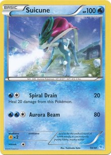 Suicune (14 - Non-Holo) (14/30) [XY Trainer Kit: Pikachu Libre & Suicune]