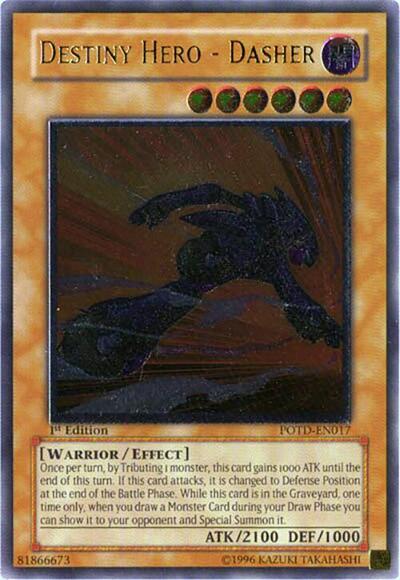 Destiny Hero - Dasher (UTR) (POTD-EN017) [Power of the Duelist]