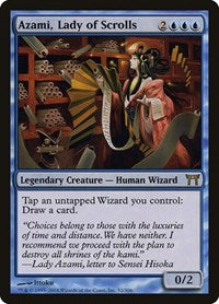 Azami, Lady of Scrolls (52) [Champions of Kamigawa]