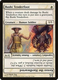 Bushi Tenderfoot // Kenzo the Hardhearted (2) [Champions of Kamigawa]