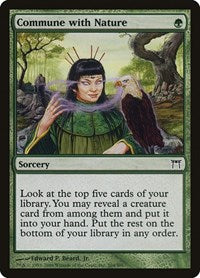 Commune with Nature (204) [Champions of Kamigawa]