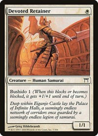 Devoted Retainer (7) [Champions of Kamigawa]
