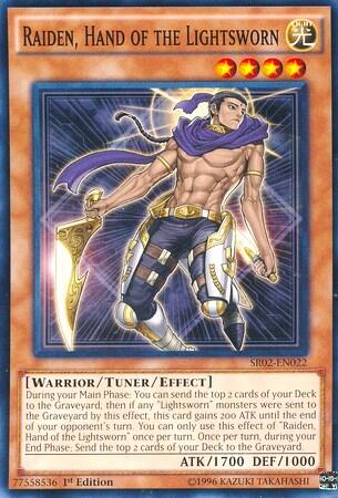 Raiden, Hand of the Lightsworn (SR02-EN022) [Structure Deck: Rise of the True Dragons]