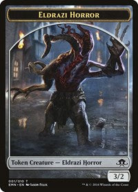 Eldrazi Horror Token (1) [Eldritch Moon]