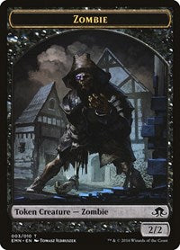 Zombie Token (003) (3) [Eldritch Moon]