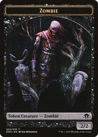 Zombie Token (004) (4) [Eldritch Moon]