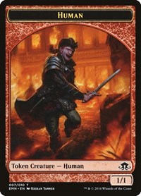 Human Token (7) [Eldritch Moon]