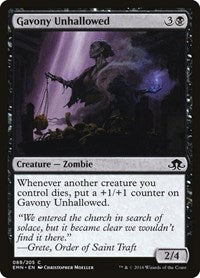 Gavony Unhallowed (89) [Eldritch Moon]