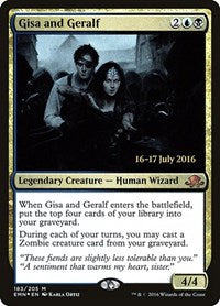 Gisa and Geralf (183) [Prerelease Cards]