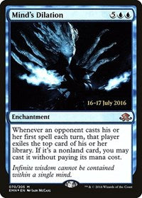 Mind's Dilation (70) [Prerelease Cards]