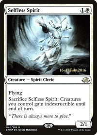 Selfless Spirit (40) [Prerelease Cards]