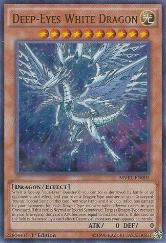 Deep-Eyes White Dragon (MVP1-EN005) [The Dark Side of Dimensions Movie Pack]