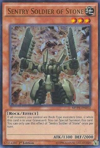 Sentry Soldier of Stone (MVP1-EN012) [The Dark Side of Dimensions Movie Pack]