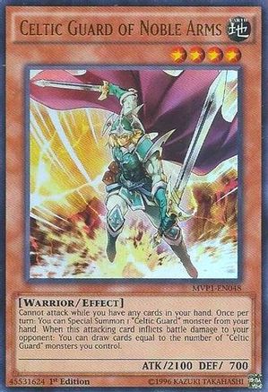 Celtic Guard of Noble Arms (MVP1-EN048) - The Dark Side of Dimensions Movie Pack 1st Edition