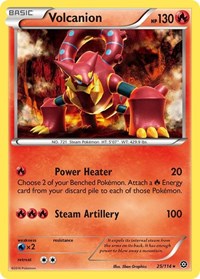 Volcanion (25/114) [XY - Steam Siege]
