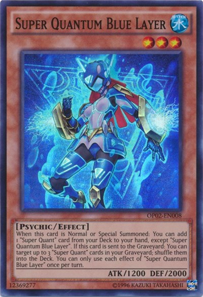 Super Quantum Blue Layer (OP02-EN008) [OTS Tournament Pack 2]
