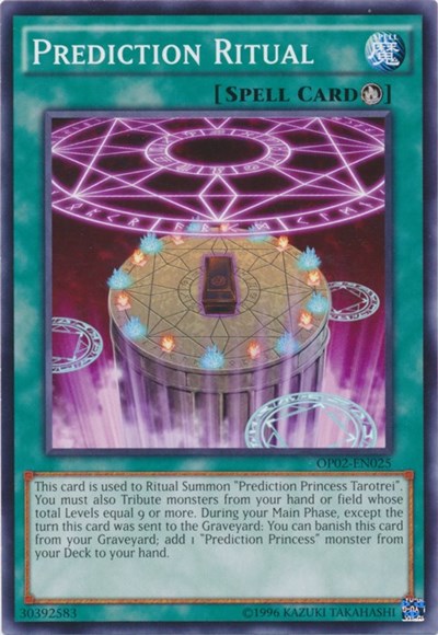 Prediction Ritual (OP02-EN025) [OTS Tournament Pack 2]