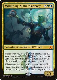 Momir Vig, Simic Visionary (9) [From the Vault: Lore]