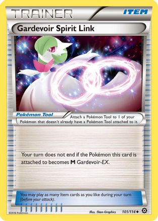 Gardevoir Spirit Link 101/114  XY  Steam Siege - Uncommon